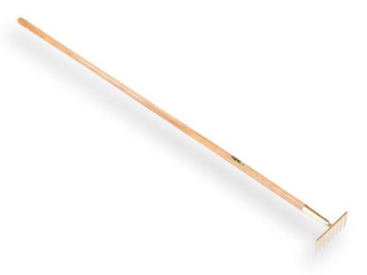 Afbeeldingen van Tuin-/asfalthark 8-tands recht met steel