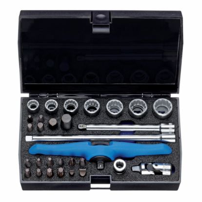 Afbeeldingen van GEDORE Dopsleutelset ¼" D 20 MOT zeskant 30x