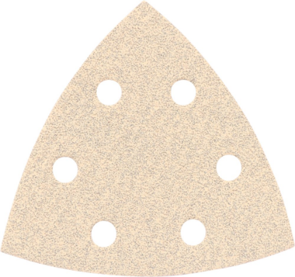 Afbeeldingen van KELFORT Klitschuurschijf DELTA wit 6-gat K60 10x