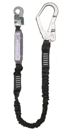 Afbeeldingen van ELLERsafe Elastische vanglijn LE101 snaphaak/pijphaak 2M