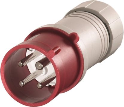 Afbeeldingen van KELFORT Stekker (contactstop) rood CEE EN60309 3P 400V 16Ah