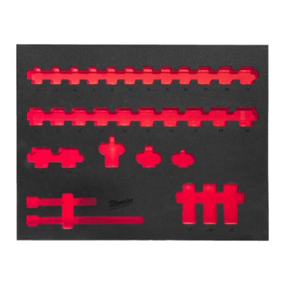 Afbeeldingen van MILWAUKEE Foam inlay leeg t.b.v. SHOCKWAVE ½" korte doppen