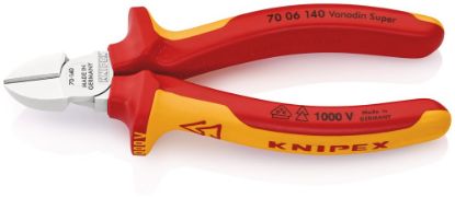 Afbeeldingen van KNIPEX Zijsnijtang VDE 7006140 DIN60900 140MM