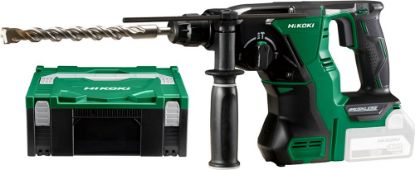 Afbeeldingen van HIKOKI Accu boorbreekhamer DH18DBLW2Z SDS-Plus 18V BL 2,2J MV EXCLUSIVE in HSC IV