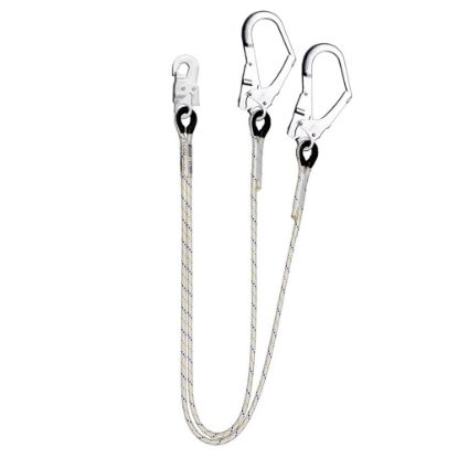 Afbeeldingen van ELLERsafe Dubbele positioneerlijn LB102 snaphaak/pijphaak 1,5M