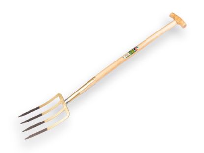 Afbeeldingen van OFFNER Spitvork 4-tands brons met T-steel 90CM