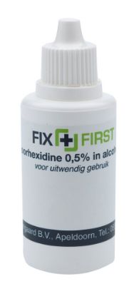 Afbeeldingen van FIXFIRST Desinfectant 0,5% chloorhexidine 30ML