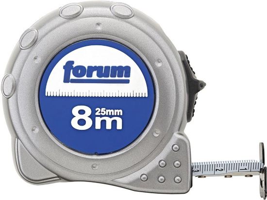 Afbeeldingen van FORUM Zakrolmaat staalband 25MM 8M