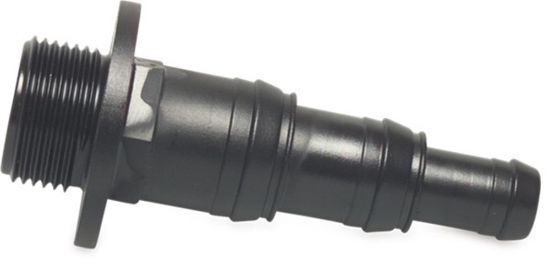 Afbeeldingen van Slangtule PP type rec zwart ¾"X12-19-25MM buitendraad/slangtule 6bar