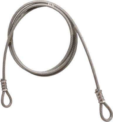 Afbeeldingen van KELFORT Slotkabel EV 8-10MM 350CM PVC 2-ogen 10CM