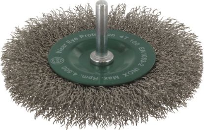 Afbeeldingen van ROTEC Stiftborstel gegolfd RVS-draad 100X12X0,3MM