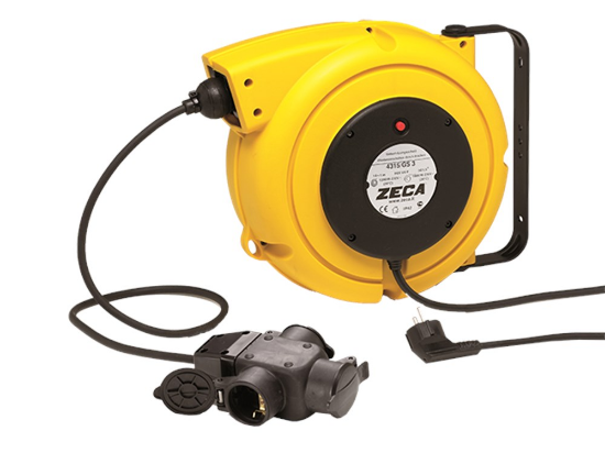 Afbeeldingen van ZECA Kabelhaspel 4315/GS 230V 14+1M met stekker