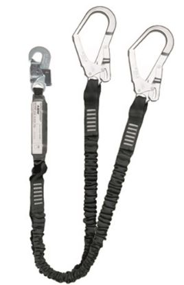 Afbeeldingen van ELLERsafe Dubbele elastische vanglijn 2LE111 snaphaak/pijphaak 2M