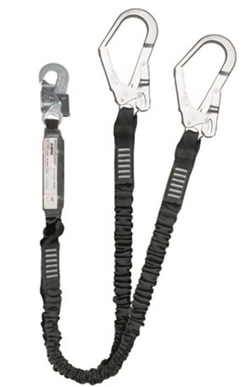 Afbeeldingen van ELLERsafe Dubbele elastische vanglijn 2LE111 snaphaak/pijphaak 2M