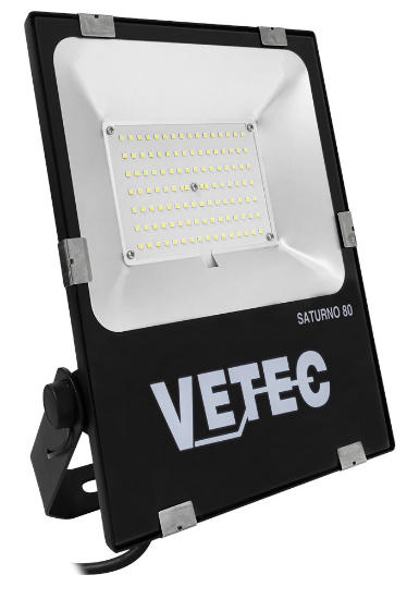 Afbeeldingen van VETEC Bouwlamp LED Saturno80 230V 5M 80W