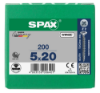 Afbeeldingen van SPAX Spaanplaatschroef verzonkenkop WIROX voldraad PZ2 5X20MM