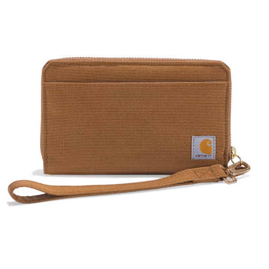 Afbeeldingen van CARHARTT Portemonnee clutch nylon duck dames 801978 bruin onesize