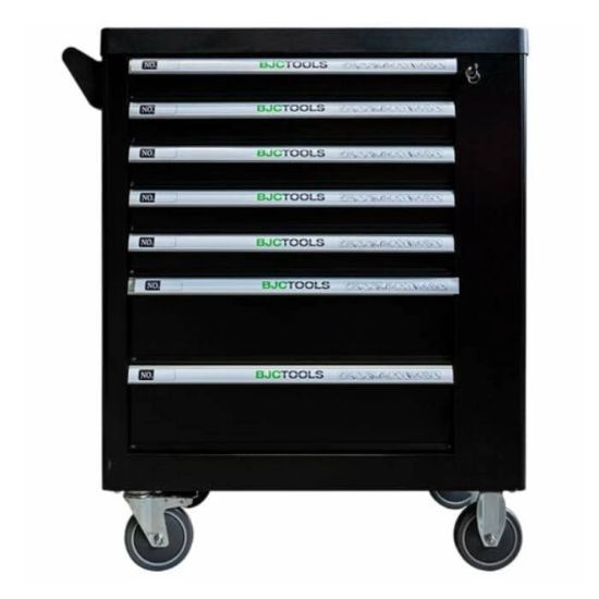 Afbeeldingen van BJC Tools gereedschapskar gevuld BLACK