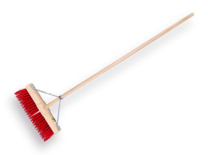 Afbeeldingen van Stadsbezem PPN ronde kap 45CM steel 150X2,8CM