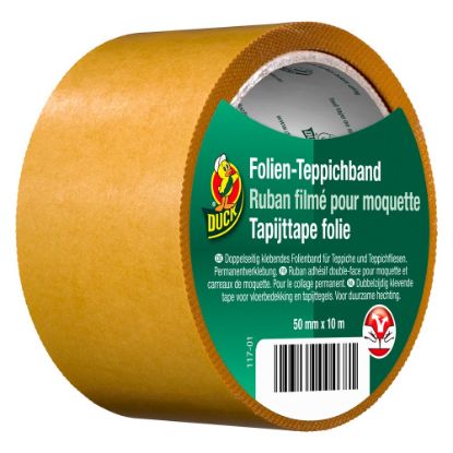 Afbeeldingen van DUCK Tapijttape folie 50MM 10M