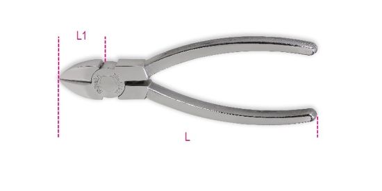 Afbeeldingen van BETA Zijkniptang diagonaal RVS 1082INOX 150MM