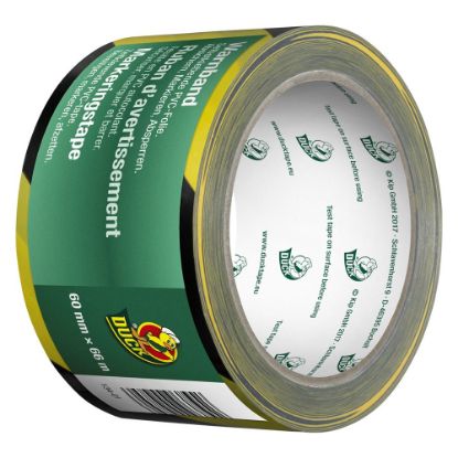 Afbeeldingen van DUCK Markeringstape geel/zwart 60MM 66M