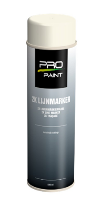 Afbeeldingen van PRO-PAINT Lijnmarker 2K wit 500ML