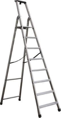 Afbeeldingen van KELFORT Plateautrap Semi-Prof 8 treden 171CM