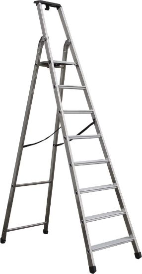 Afbeeldingen van KELFORT Plateautrap Semi-Prof 8 treden 171CM