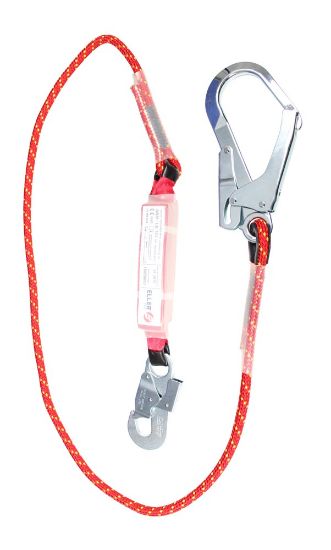 Afbeeldingen van ELLERsafe Vanglijn + valdemper LB101 snaphaak/pijphaak 2M