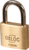 Afbeeldingen van OXLOC Cilinderhangslot EV messing laag 40MM KA4004