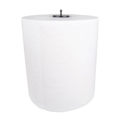 Afbeeldingen van Handdoekrol 2-laags cellulose wit 21CM 140M