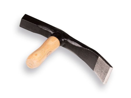 Afbeeldingen van DE WIT Straathamer met houten steel 70MM model Brabant kort