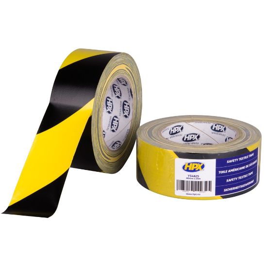 Afbeeldingen van Markeringstape Safety geel/zwart 48MM 25M