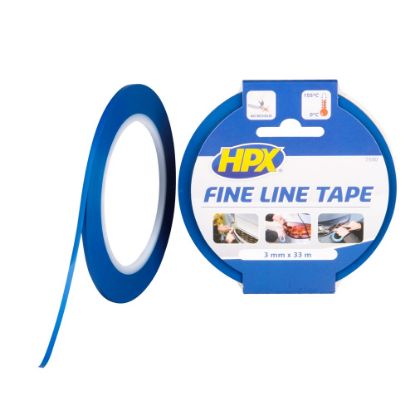 Afbeeldingen van Fine line tape (lineerband) blauw 3MM 33M