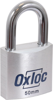 Afbeeldingen van OXLOC Cilinderhangslot High Security aluminium 50MM KA502