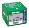 Afbeeldingen van SPAX Spaanplaatschroef verzonkenkop WIROX voldraad PZ2 3,5X17MM
