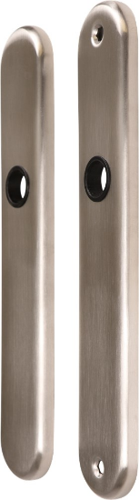 Afbeeldingen van OXLOC Langschild krukgat ovaal-model RVS 225X40MM