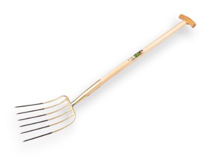 Afbeeldingen van OFFNER Mestvork 6-tands brons met T-steel 90CM
