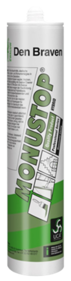 Afbeeldingen van ZWALUW Stopverf vervanger Monustop grijs 290ML