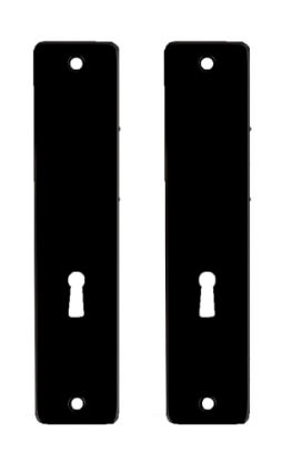 Afbeeldingen van AMI Kortschild type 180/41 RH zonder krukgat zwart t.b.v. bonte baard SL 56