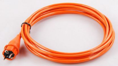 Afbeeldingen van CONNECTRA Aansluitsnoer oranje H07BQ-F 3G1,5 5M