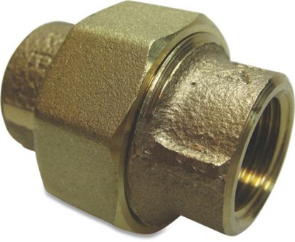Afbeeldingen van Koppeling nr.310 brons type conisch 1.¼" binnendraad 25bar