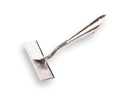 Afbeeldingen van Schoffel gesmede rechthoek Venlo's blank 18CM