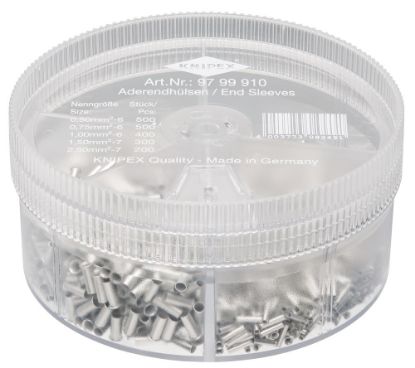 Afbeeldingen van KNIPEX Assortimentenbox adereindhuls 9799910 90MM