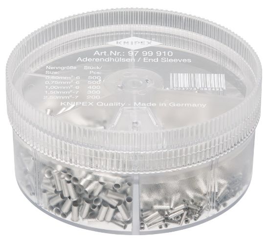 Afbeeldingen van KNIPEX Assortimentenbox adereindhuls 9799910 90MM