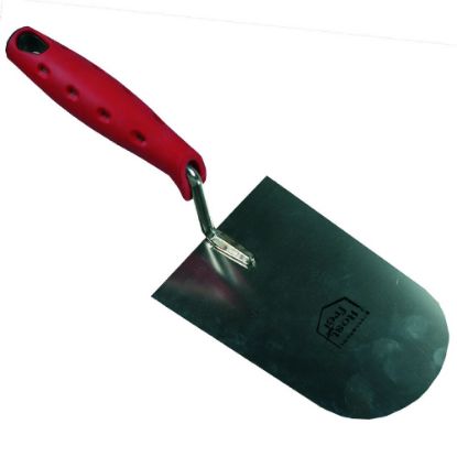 Afbeeldingen van MELKMEISJE Stukadoorstroffel RVS rond 2K-softgrip 180MM