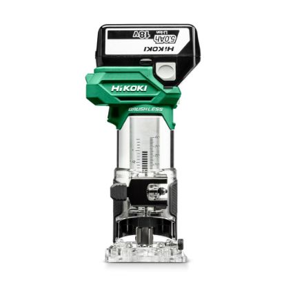 Afbeeldingen van HIKOKI Accu kantenfreesmachine M1808DAWPZ 18V 6-8MM MV 2x 18V 5,0Ah in HSC III