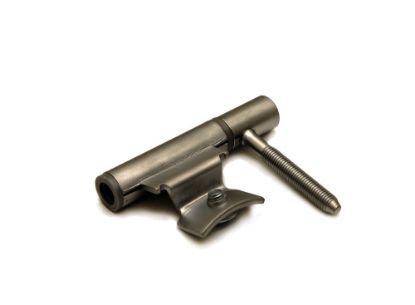 Afbeeldingen van DX Inboorpaumelle staal satijn verchroomd 14MM ring NY grijs t.b.v. houten deuren & metalen inmetselkozijnen