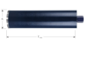 Afbeeldingen van ROTEC Diamantboor blauw nat 1.¼" 77X400MM 7 segm. (24X3,5X9)